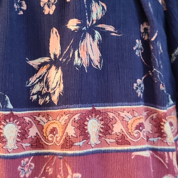 BOHO BEAUTIFUL S MULTI FLOWERED DRESS TUNIC - Picture 16 of 17